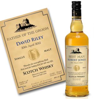 Personalised Father's Day Malt Whisky Product Image