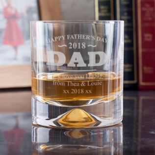 Personalised Father's Day Whisky Glass Product Image