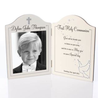 First Holy Communion Photo Message Plaque Product Image