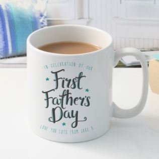 Personalised Our First Father's Day Mug Product Image