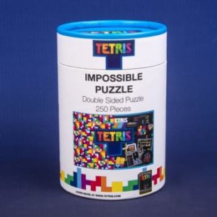 Travel-Sized Double-Sided Tetris Jigsaw Puzzle Product Image