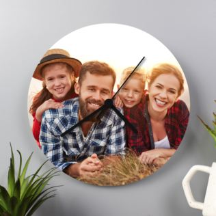 Personalised Photo Clock Product Image