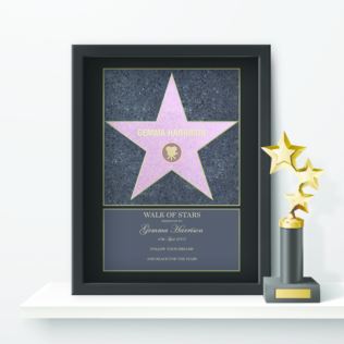 Personalised Walk of Stars Print Product Image