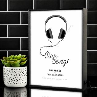 Our Song Personalised Light Box Product Image
