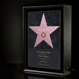 Personalised Walk of Stars Light Box Product Image