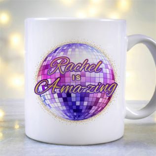 Personalised Glitterball Mug Product Image