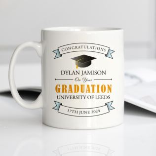 Personalised Graduation Scroll Mug Product Image