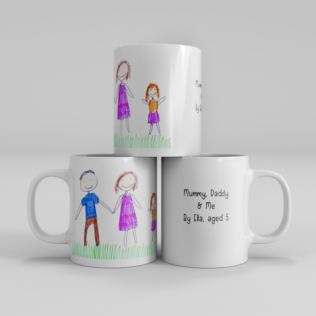 Your Childs Art on a Personalised Mug Product Image