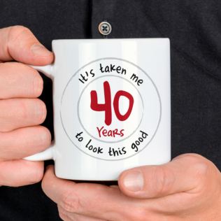Looking Good Personalised Birthday Mug Product Image