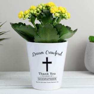 Personalised Godfather Plant Pot Product Image