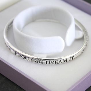 If You Dream It, You Can Achieve It - Bracelet in Personalised Box Product Image
