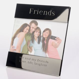 Engraved Friends Photo Frame Product Image