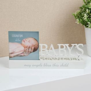 Baby's Christening Celebrations Photo Frame Product Image