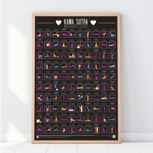 100 Kama Sutra Scratch Off Bucket List Product Image