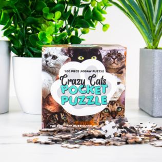 Crazy Cats Pocket Jigsaw Puzzle Product Image