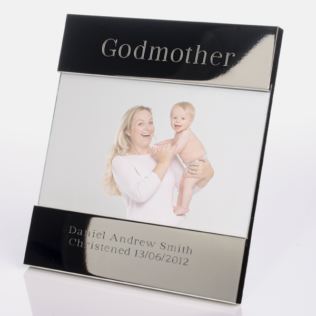 Engraved Godmother Photo Frame Product Image