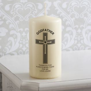 Personalised Godfather Candle Product Image