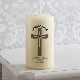Personalised Godmother Candle Product Image