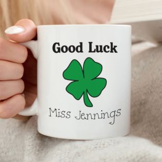 Good Luck Personalised Mug Product Image