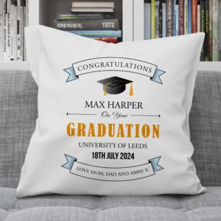 Personalised Graduation Cushion Product Image