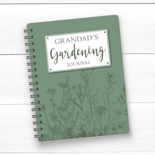 Personalised Grandads Gardening Journal Notepad Product Image