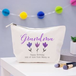 Personalised Grandma Wash Bag Product Image