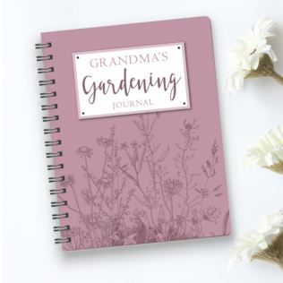 Personalised Grandmas Gardening Journal Notebook Product Image