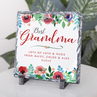 Personalised Grandma Slate Plaque Product Image