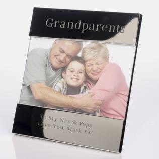Engraved Grandparents Photo Frame Product Image
