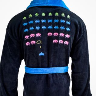Space Invaders Gamer Bathrobe Product Image