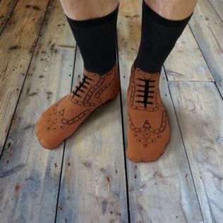 Novelty Brogue Socks Product Image