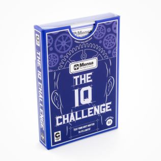Mensa Card Puzzles and Challenges - The IQ Challenge Product Image