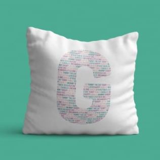 Personalised Letter Cushion Product Image