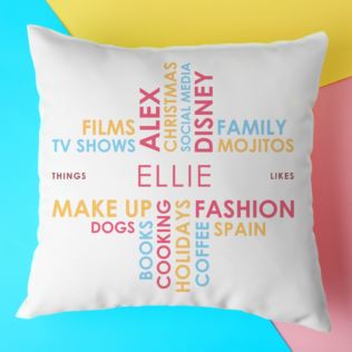 Personalised Likes Cushion Product Image