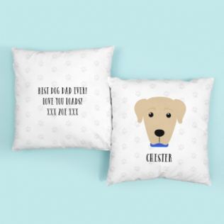 Personalised Labrador Dog Cushion Product Image