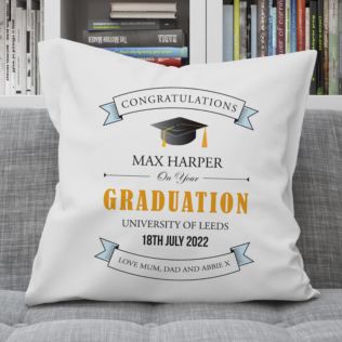 Personalised Graduation Cushion Product Image