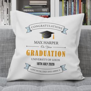 Personalised Graduation Cushion Product Image