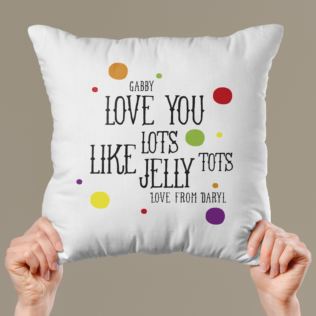 Personalised Jelly Tots Cushion Product Image