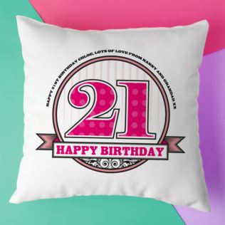 Personalised Birthday Cushion Product Image