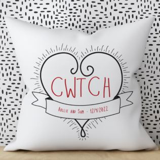 Personalised Cwtch Cushion Product Image