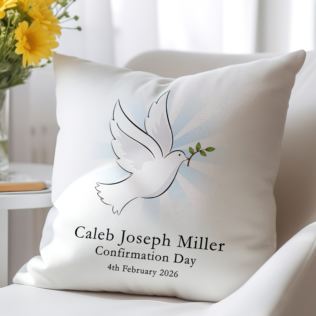 Personalised Confirmation Day Cushion Product Image