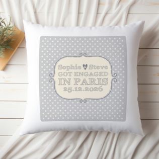Personalised Engagement Cushion Product Image