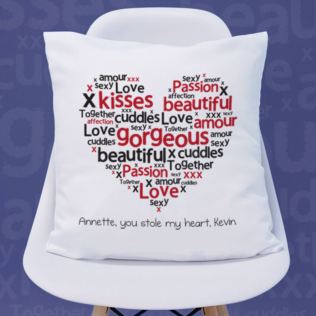 Heart of Words Personalised Cushion Product Image
