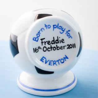 Personalised Football Money Box Product Image