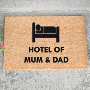 Hotel Mum and Dad Doormat Product Image