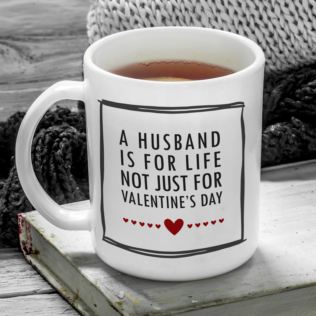 Personalised Husband For Life Valentine's Day Mug Product Image