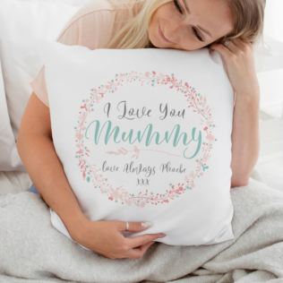 Personalised I Love You Mummy Cushion Product Image