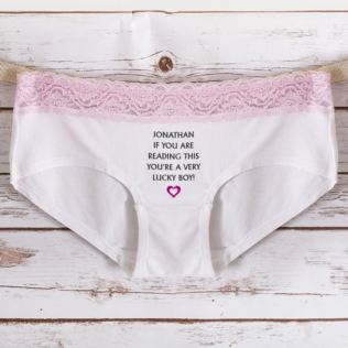Personalised If You're Reading This Ladies Hipster Briefs Product Image