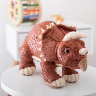 Dinosaur Stomp the Triceratops Soft Toy Product Image