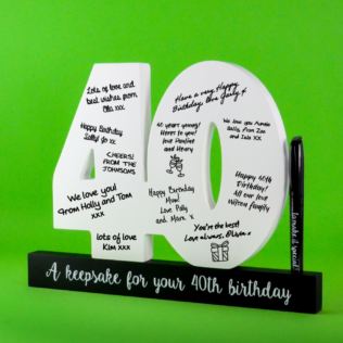 40th Birthday Wooden Numbers Product Image